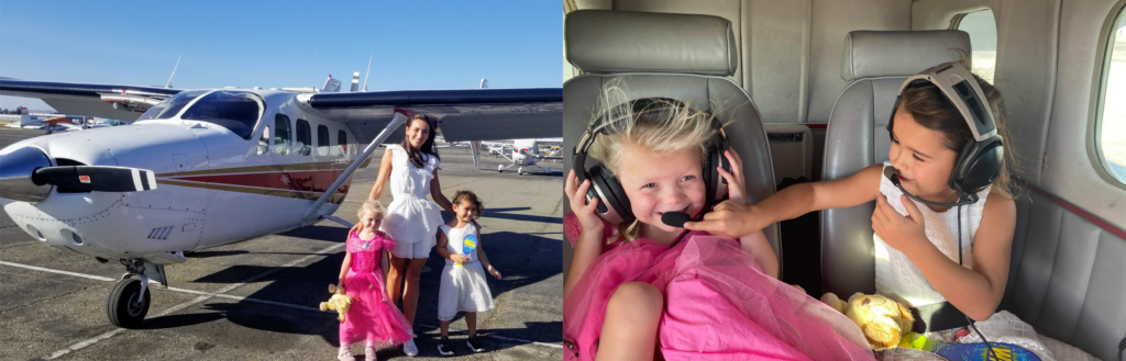 Little Girls Flight banner